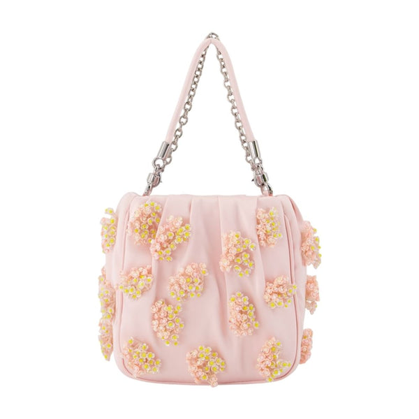 Self-Portrait Synthetic shoulder bag in pink