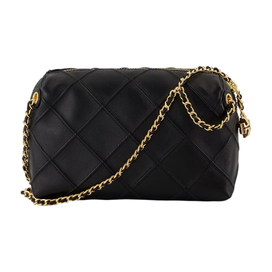 Tory Burch Lambskin crossbody bag in black