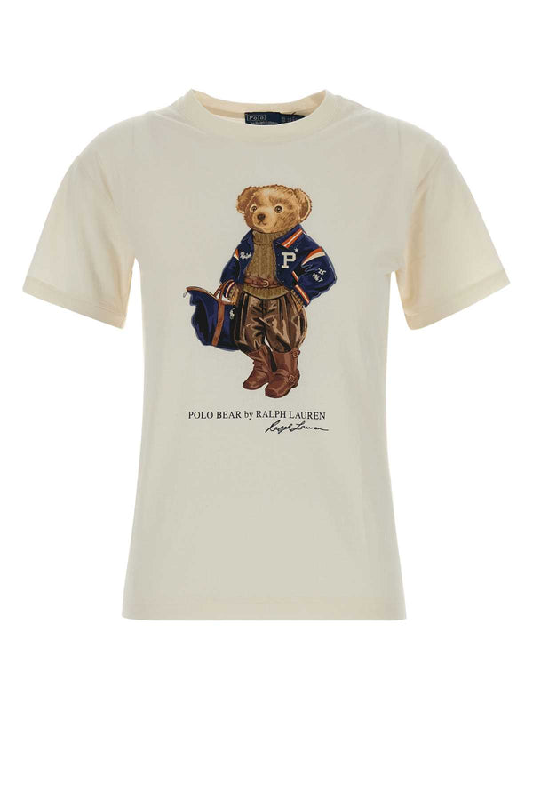 Cream Cotton T-Shirt Warmwhite Exterior