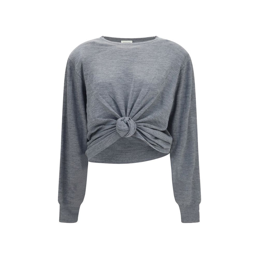 Magda Butrym 100% Merino Wool t-shirt in gray