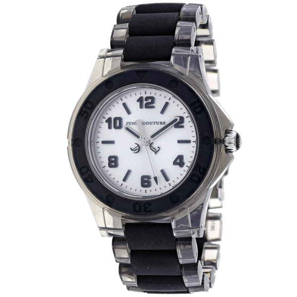 Juicy Couture Plastic case watch in silver