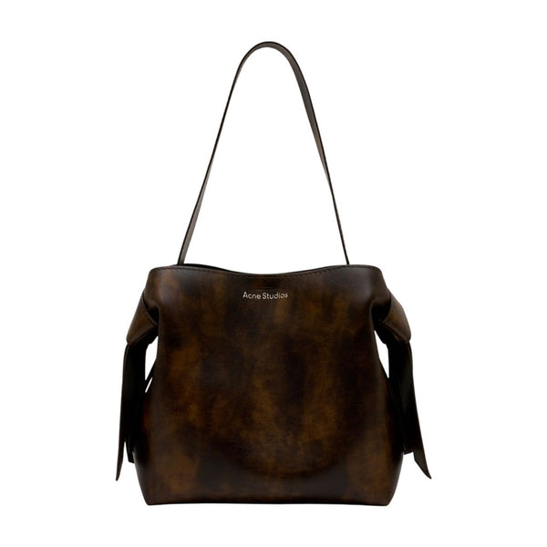 Acne Studios Calfskin shoulder bag in brown