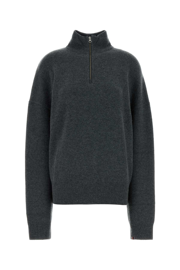 Dark Grey Cashmere Blend Nâ°235 Sweater Felt Maglieria