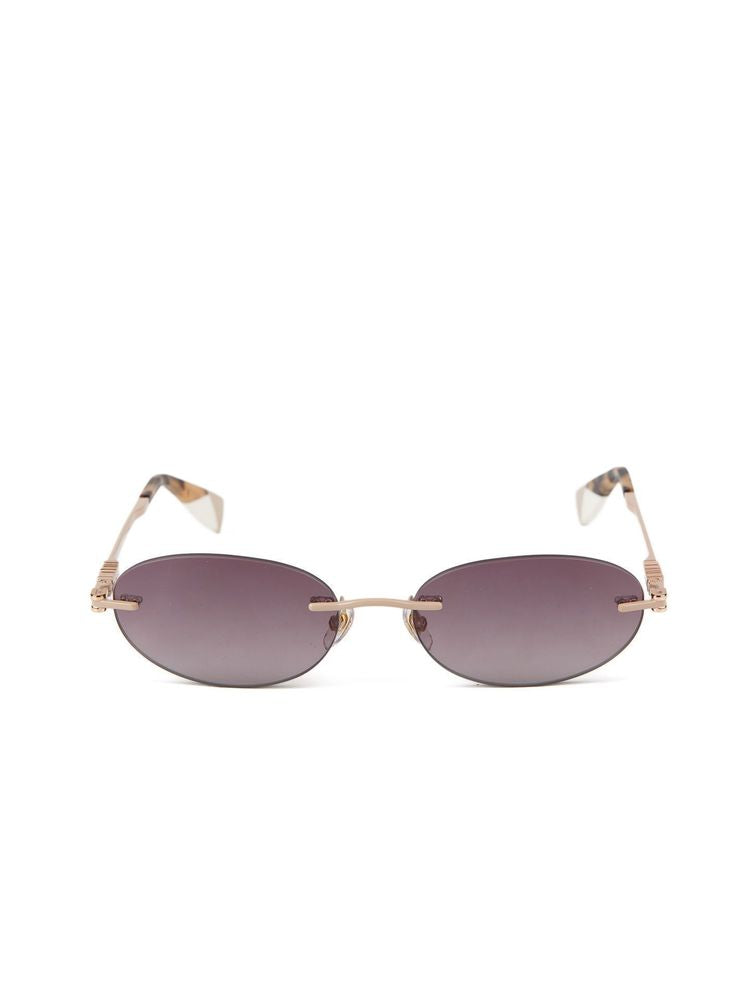 Furla SFUB29 Metal frame sunglasses in beige