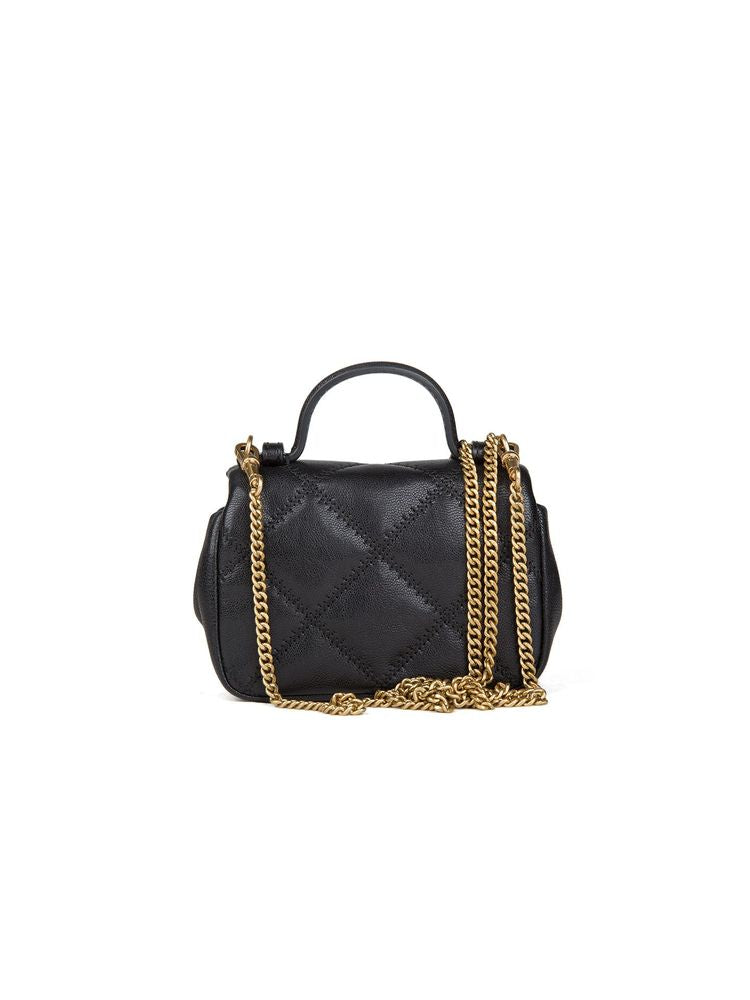 Tory Burch Leather top handle bag in black