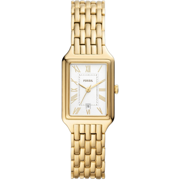 Fossil watch in gold