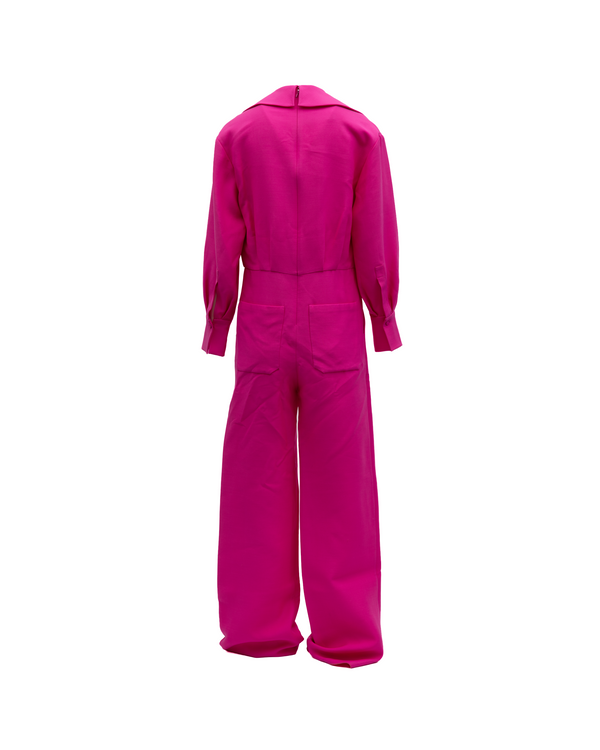 Pink Wide-Leg Jumpsuit