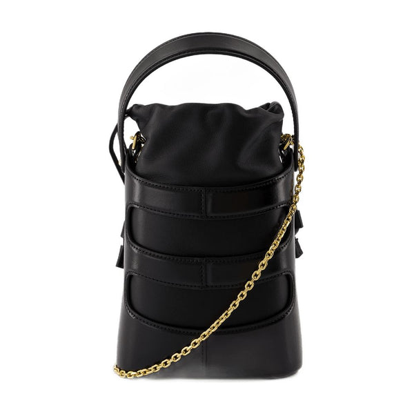 Alexander McQueen calfskin crossbody bag in black