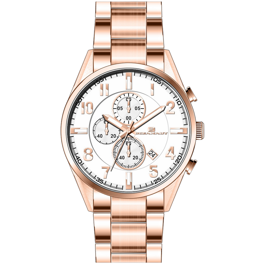 Oceanaut Stainless steel case watch in rose gold