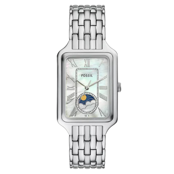 Fossil watch in silver
