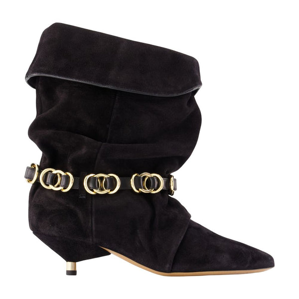 Isabel Marant Calfskin ankle boot in black