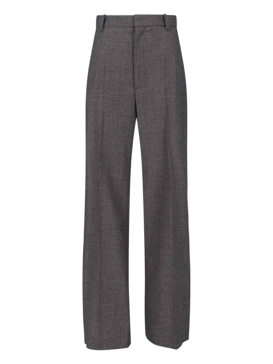 Phoebe Philo 100% wool trousers in gray