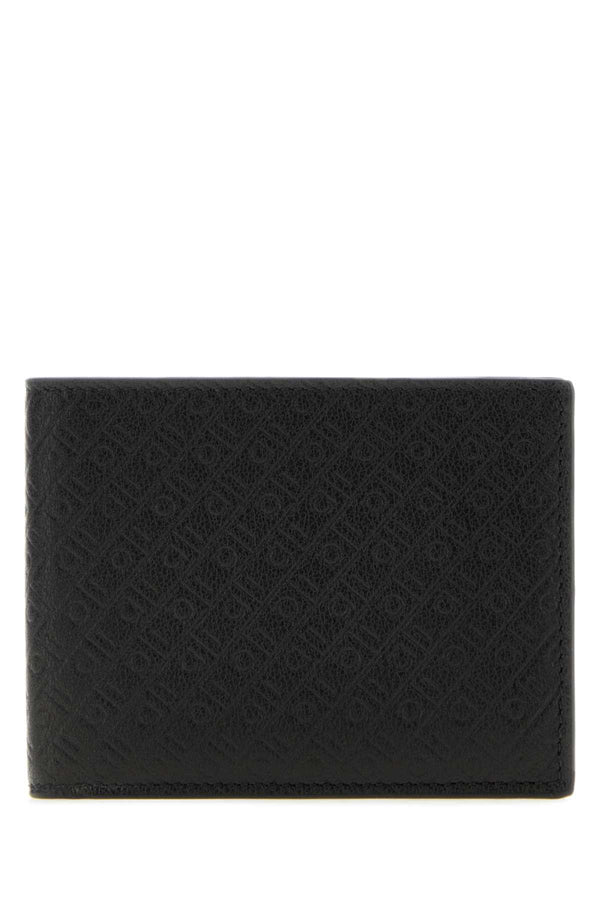 Ferragamo Embos 100% Leather wallet in black