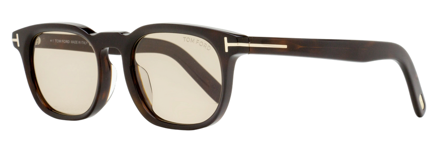 Tom Ford Alt Fit Sunglasses Tf1122-D 52e Dark Havana 52mm Plastic (acetate)
