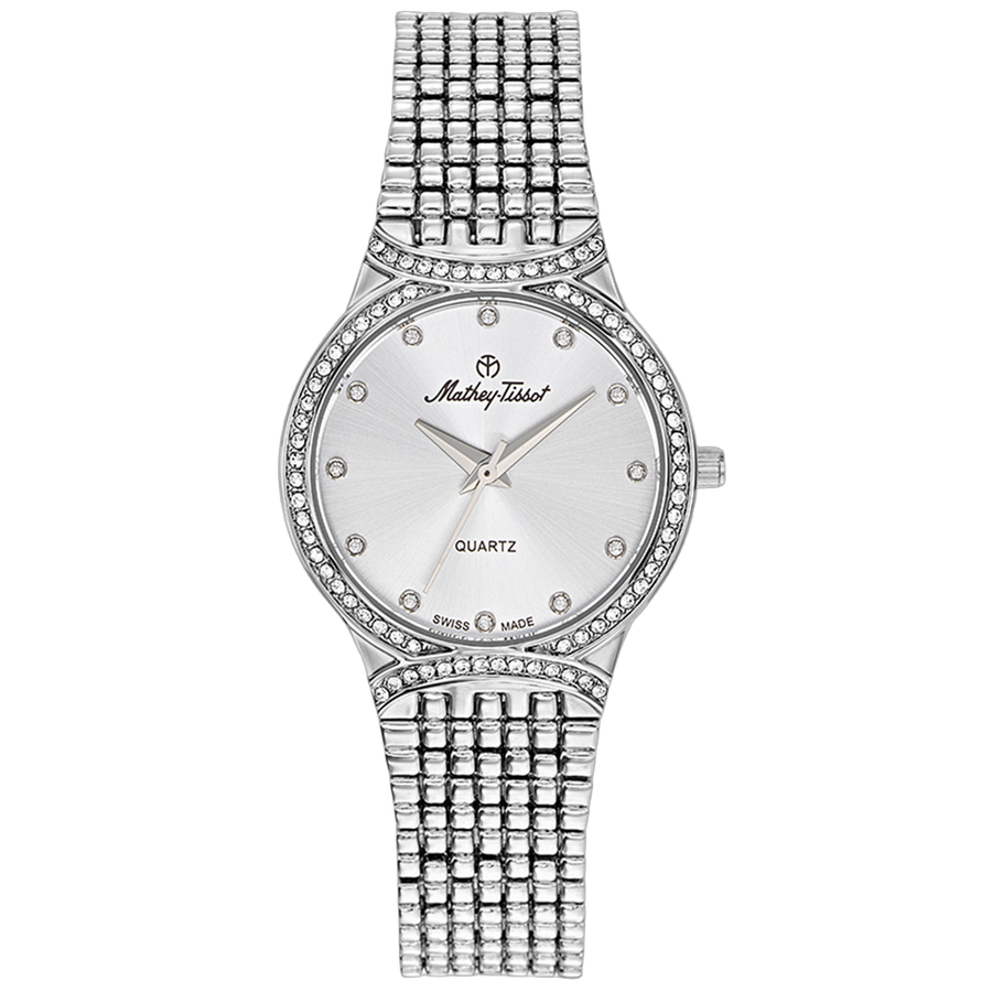 Mathey Tissot watch in silver