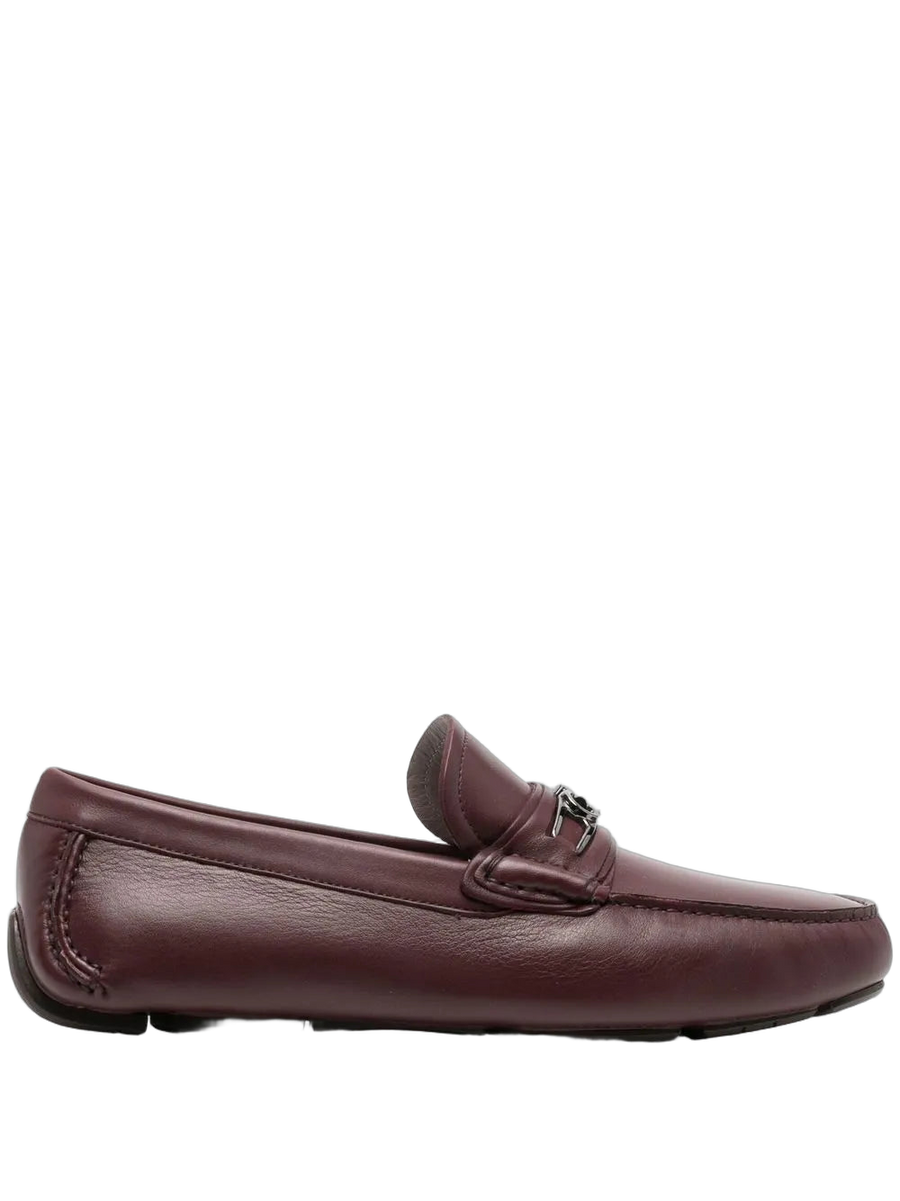 Ferragamo Leather loafer in red