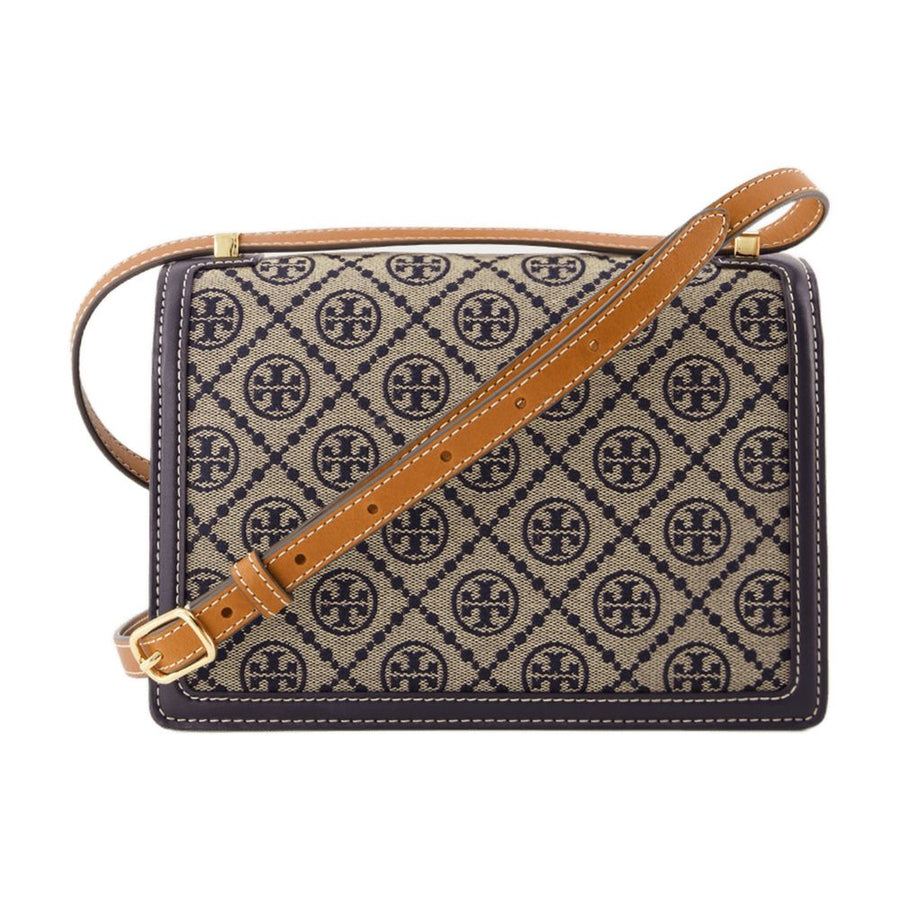 Tory Burch Cotton shoulder bag in blue