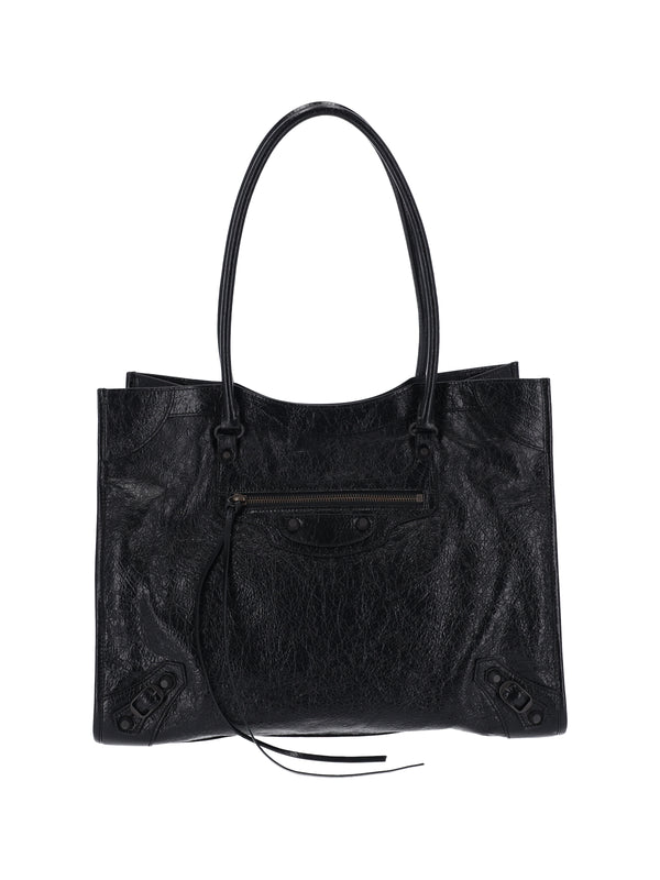 Balenciaga 100% Lamb Leather shoulder bag in black
