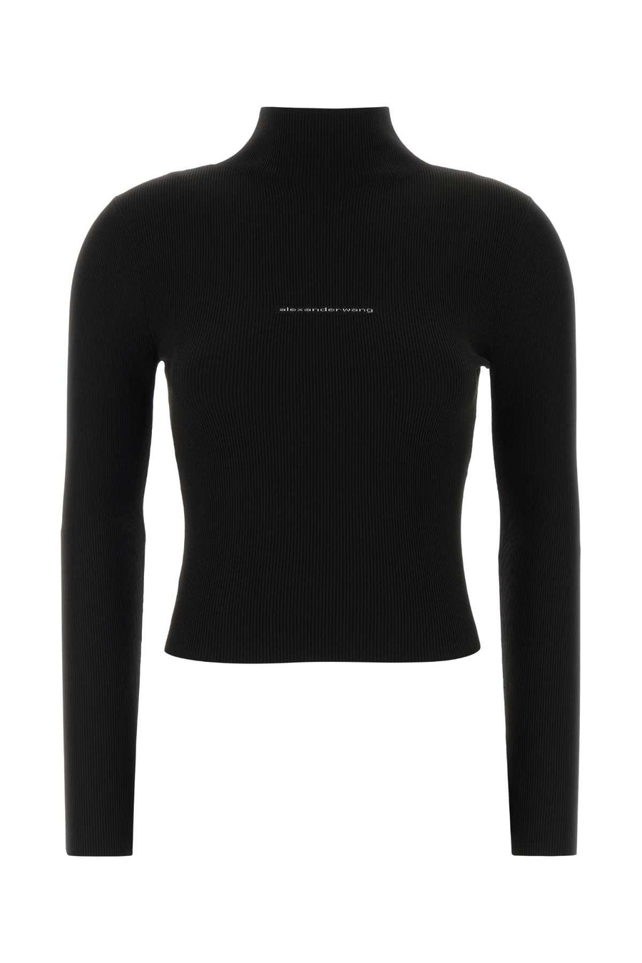 Black Jersey T-Shirt Exterior: Nylon Elastane Maglie