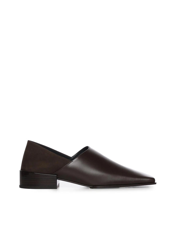 Maison AlaïA Leather loafer in brown
