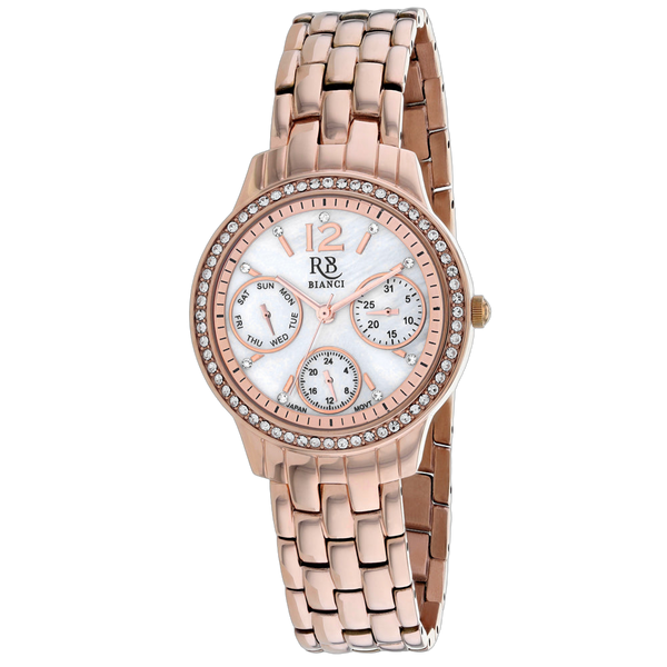 Roberto Bianci Stainless steel case watch in rose gold