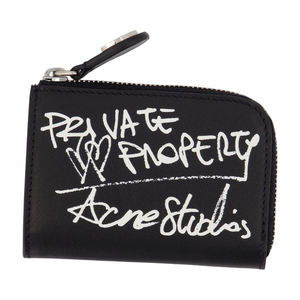 Wallet - Acne Studios Leather Black Calfskin Accessories /