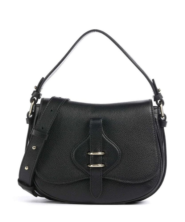 Coccinelle 100% Micro Grainy Leather shoulder bag in black