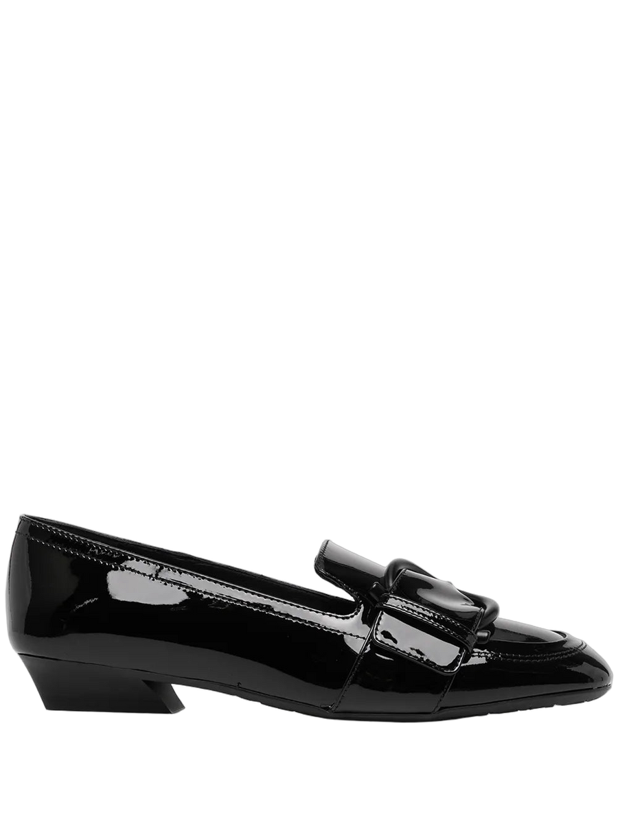 Ferragamo Patent leather loafer in black