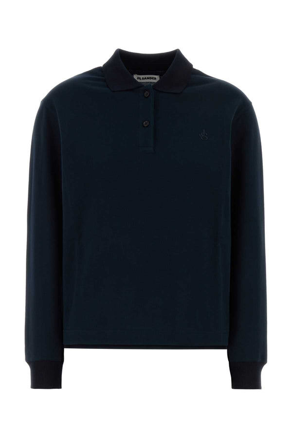 Black Piquet Polo Shirt 403 Exterior: Cotton
