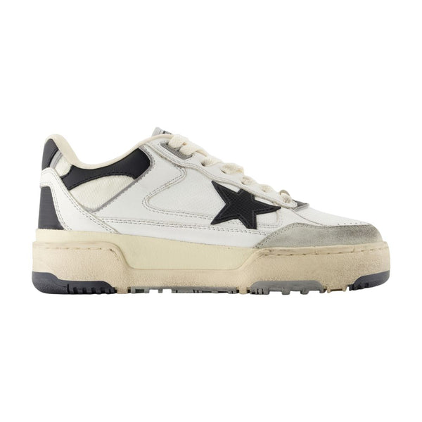 Golden Goose Deluxe Brand cowhide sneaker in white