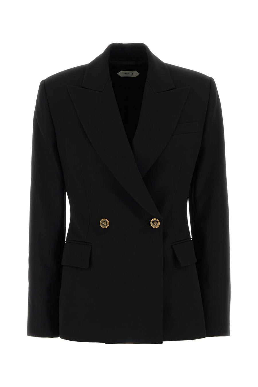 Informal Jacket Heavy Weight Wool Grain De Poudre Black Giacche E Gilet