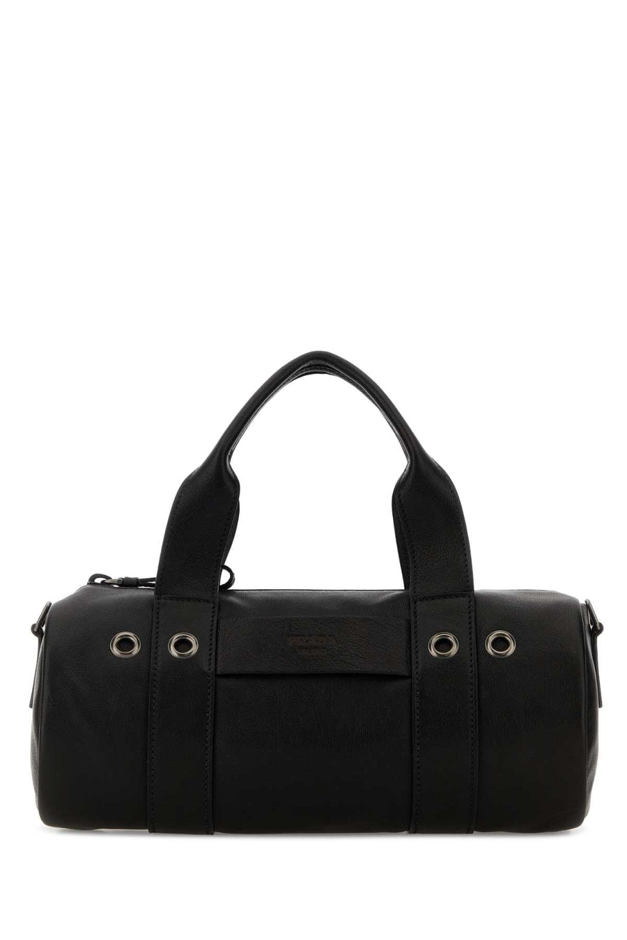 Prada Exterior: 100% Bovine leather shoulder bag in black