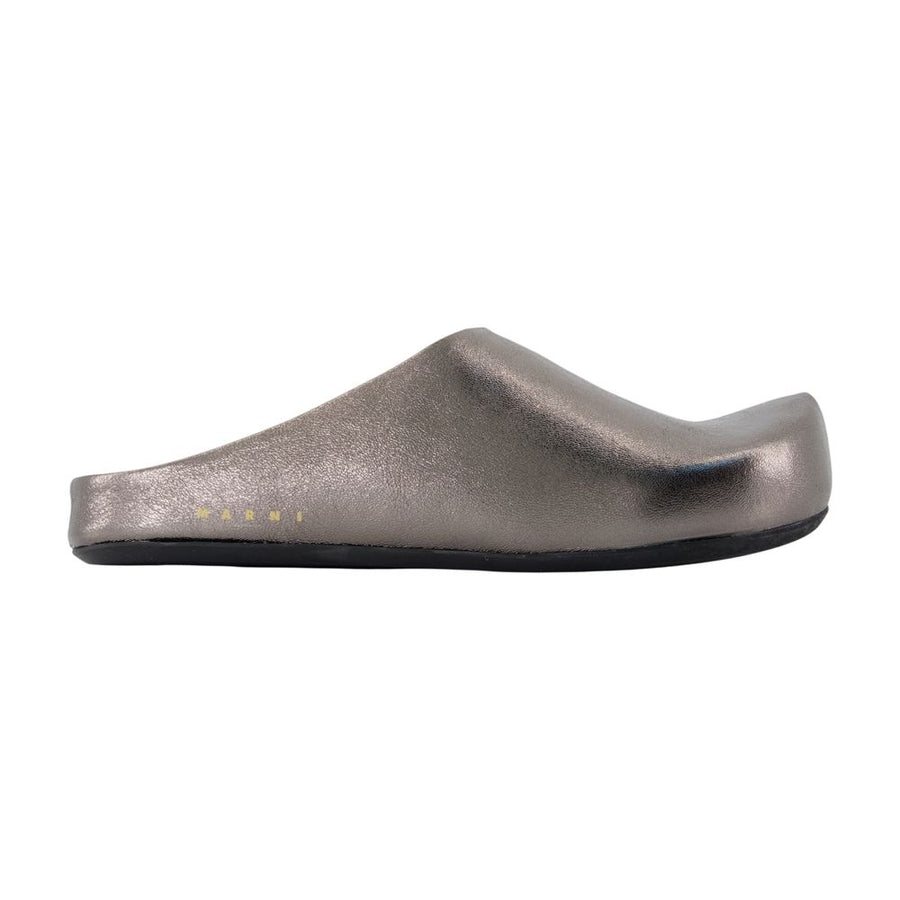 Marni Synthetic slipper in silver