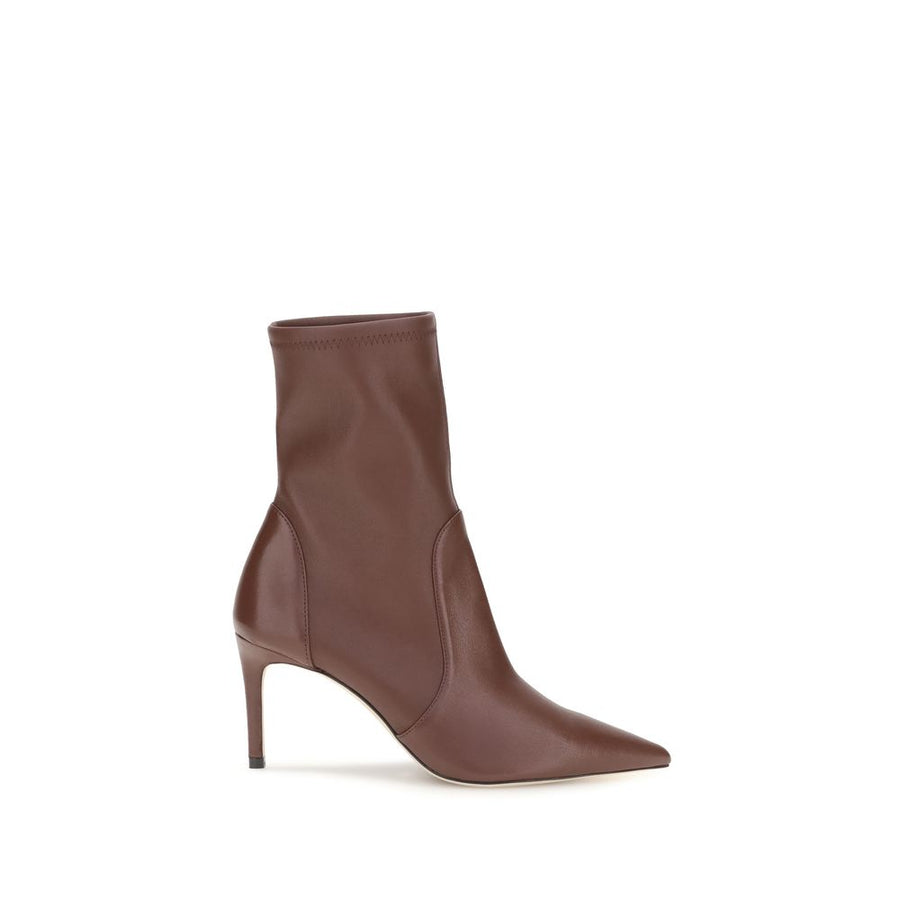 Stuart Weitzman 100% Calf Leather Bos Taurus ankle boot in brown