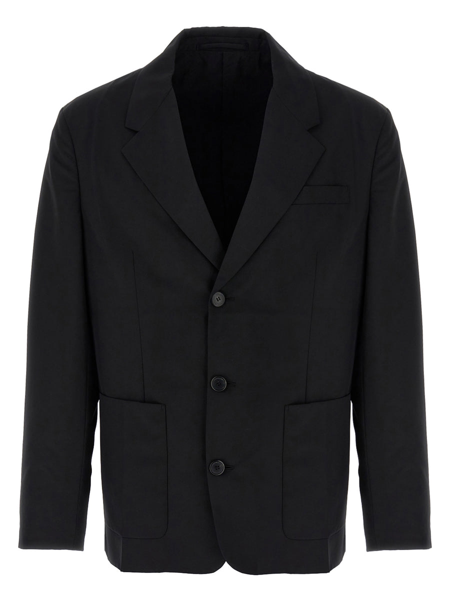 Black Virgin Wool Blazer Clothing