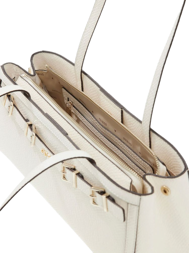 Guess 100% Polyurethane shoulder bag in white