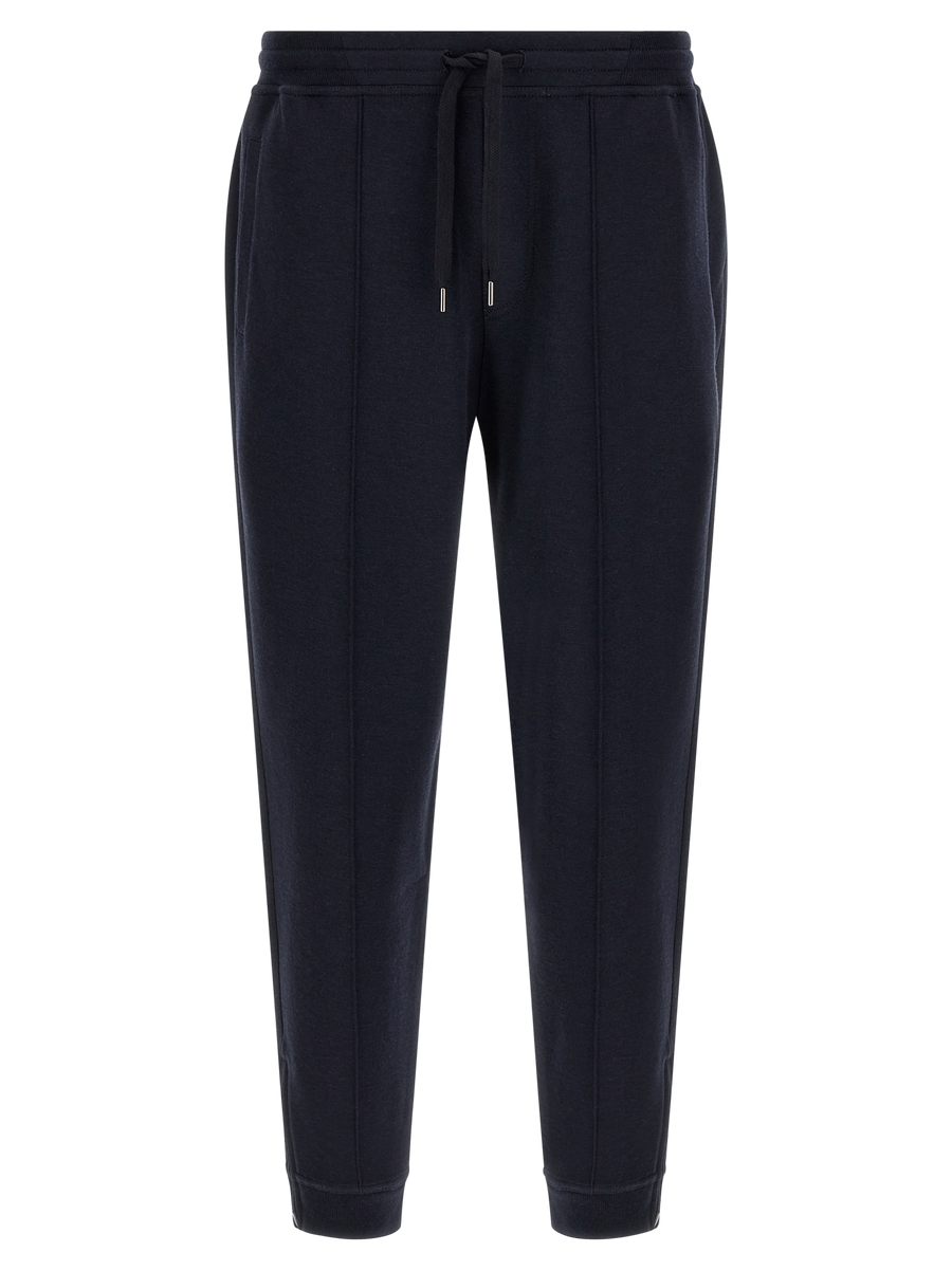Brunello Cucinelli Cotton joggers in navy