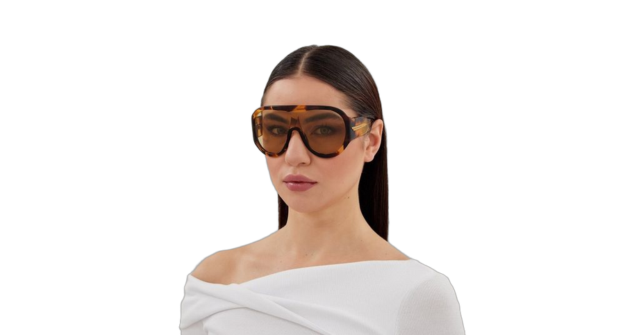 Bottega Veneta BV1345S Recycled Acetate frame sunglasses in havana