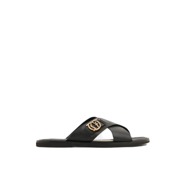 Ferragamo Calf leather sandals in black
