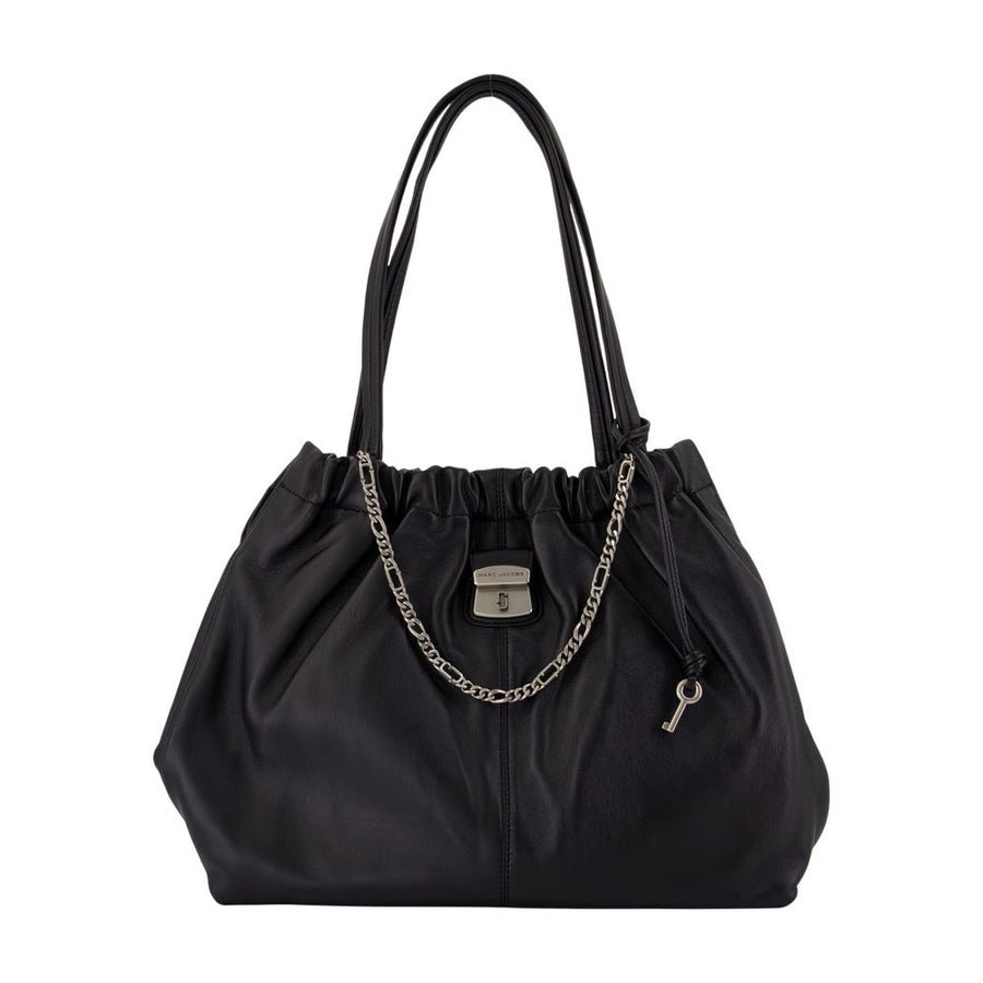 Marc Jacobs lambskin shoulder bag in black