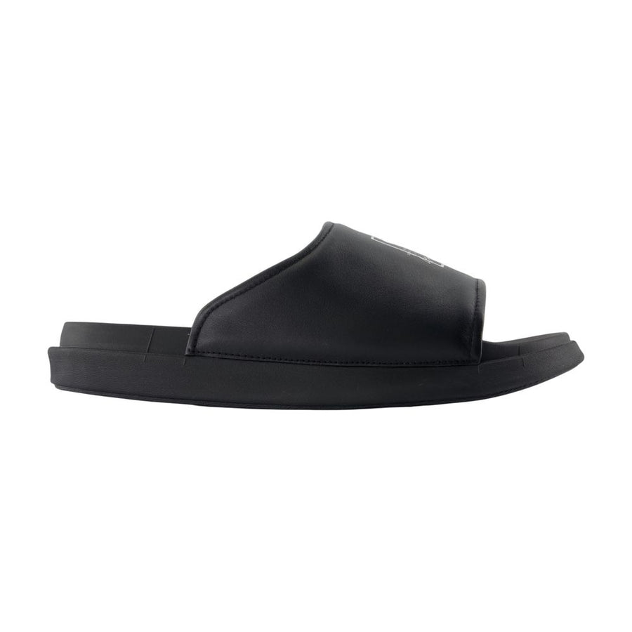 Y-3 Calfskin sandal in black