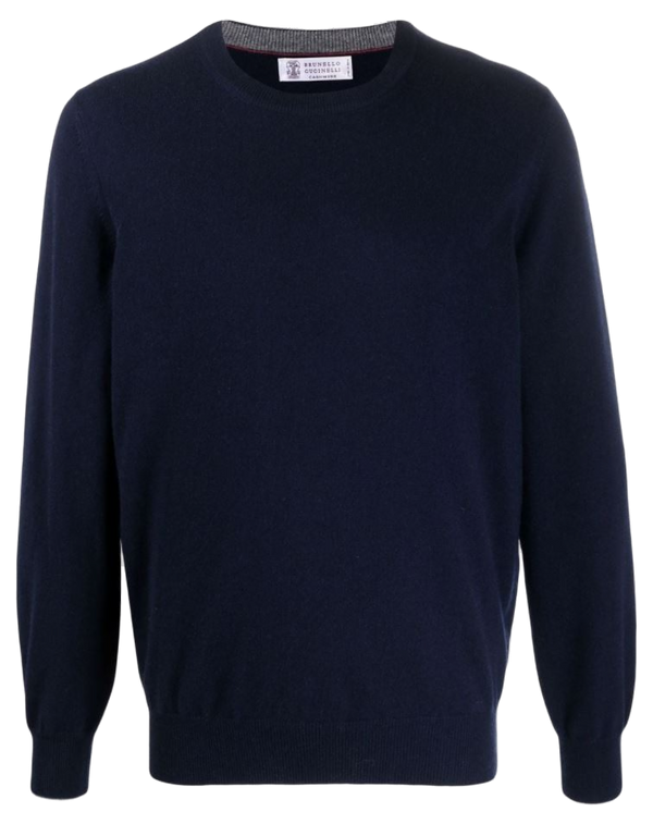 Brunello Cucinelli Cashmere 100% sweater in navy