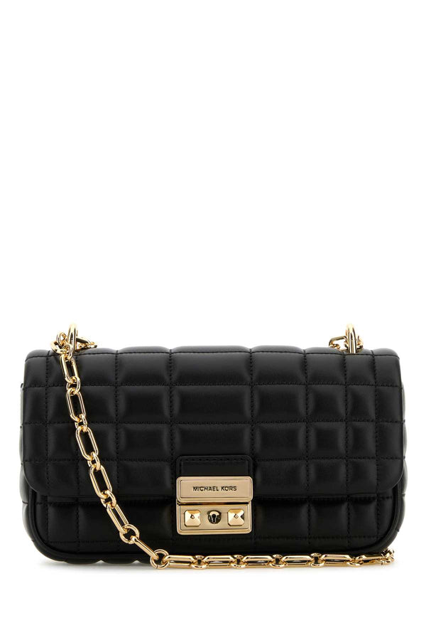 Black Leather Small Tribeca Shoulder Bag Borse A Tracolla