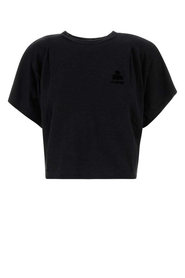 Isabel Marant Etoile 100% Linen t-shirt in black