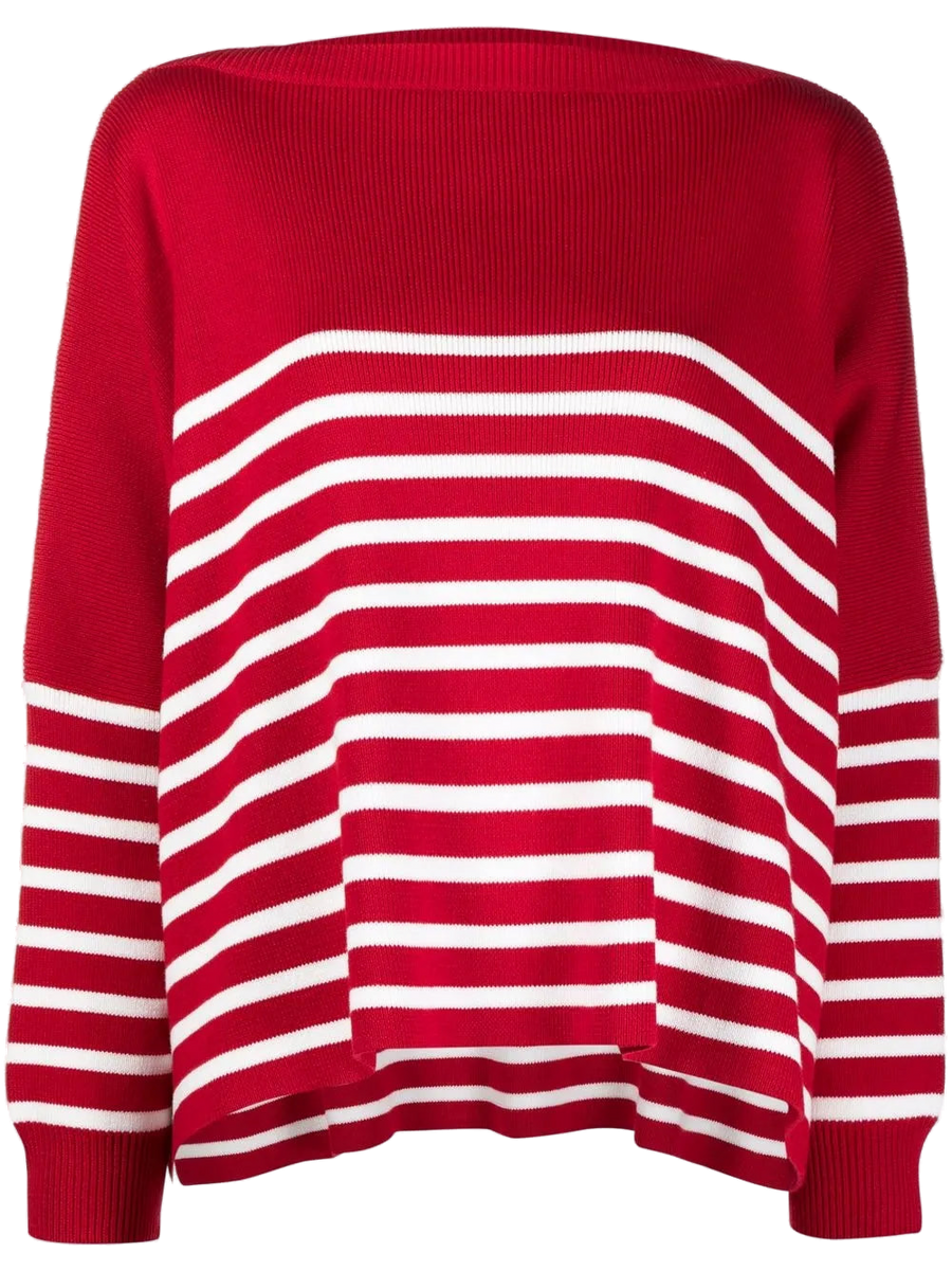 Valentino Cotton sweater in red