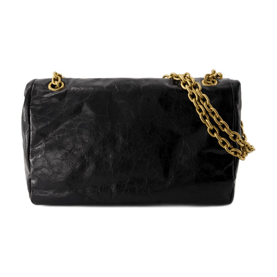 Balenciaga Calfskin shoulder bag in black