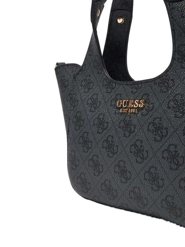 Guess 100% Polyurethane tote bag in black