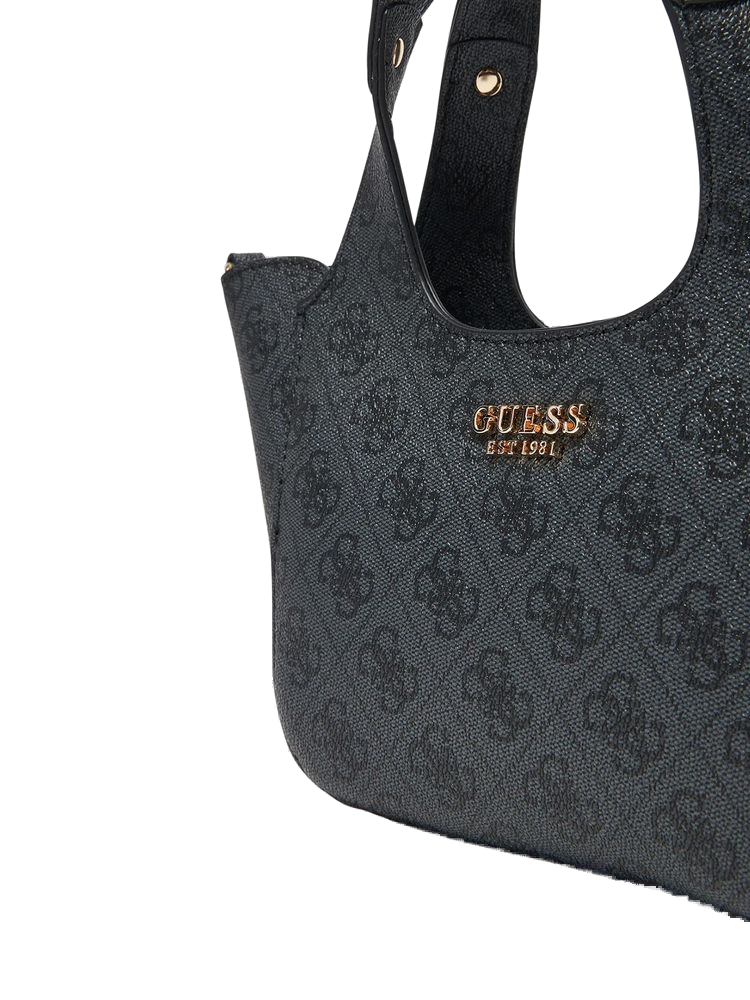 Guess 100% Polyurethane tote bag in black