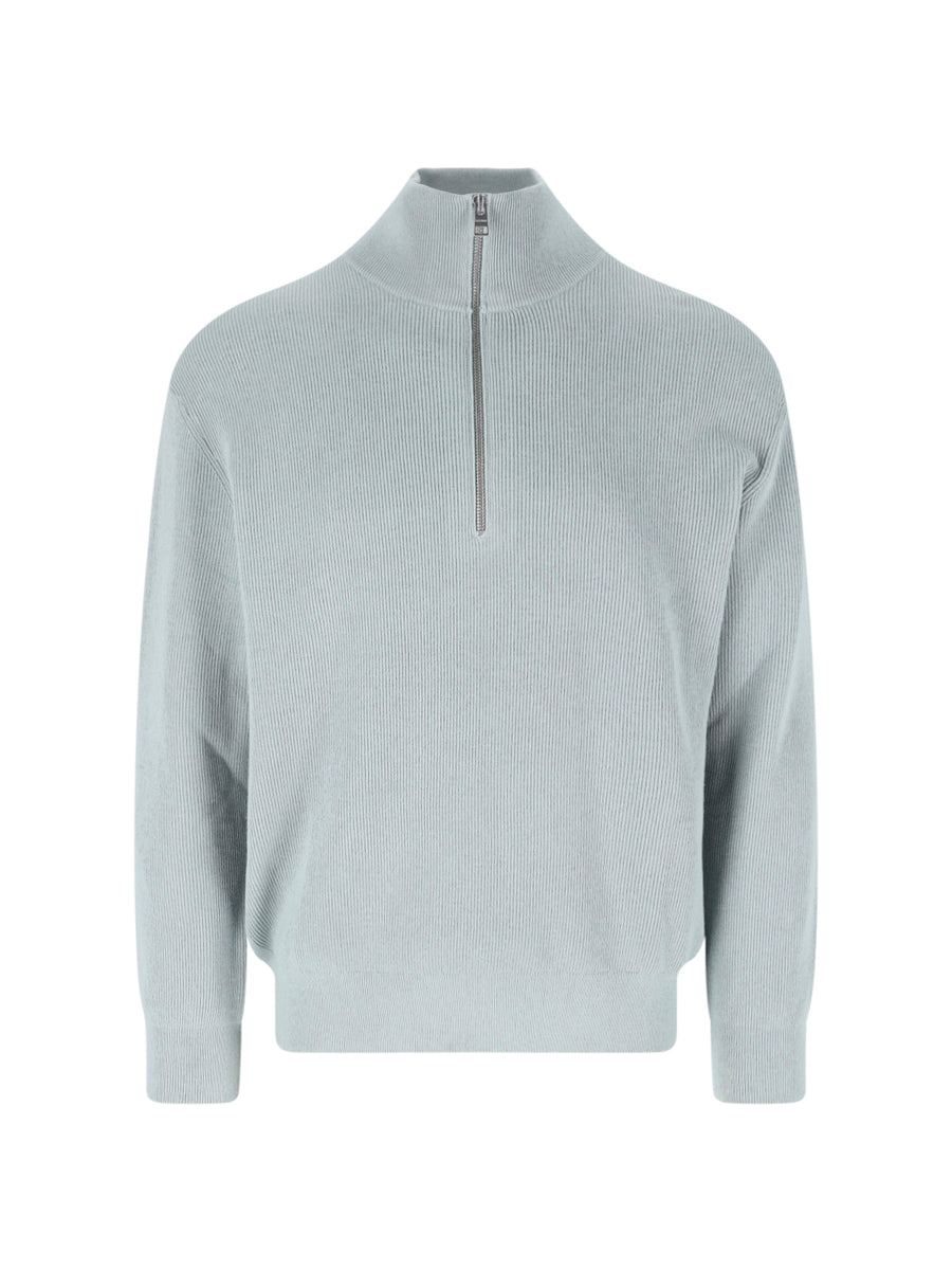 Closed 94% Cotton sweater in light blue
