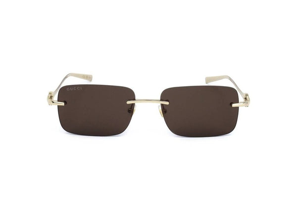 Gucci GG1703S Metal frame sunglasses in gold